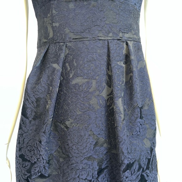 NANETTE LEOPRE SHEATH DRESS IN FLORAL BROCADE - Picture 4 of 6